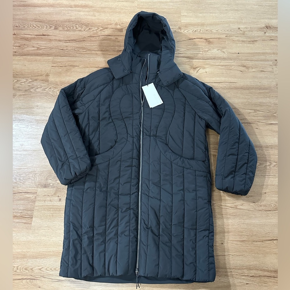 Lululemon Softmatte Insulated Coat SLNSH Black LM4ATBS Mens Size Medium NWT